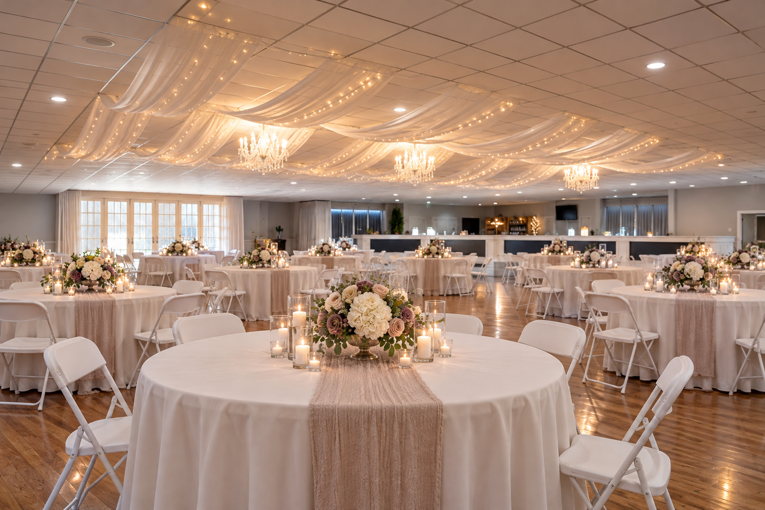 Romantic Candlelit Wedding Hall
